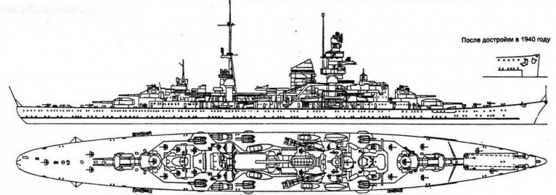 Иллюстрация к книге — Тяжелые крейсера типа “Адмирал Хиппер” [img_25.jpg]