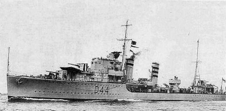 Иллюстрация к книге — Эскадренные миноносцы Англии во второй мировой войне. Часть I (1925 -1945 гг.) [img_121.jpg]