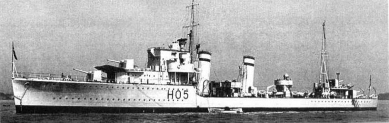 Иллюстрация к книге — Эскадренные миноносцы Англии во второй мировой войне. Часть I (1925 -1945 гг.) [img_125.jpg]