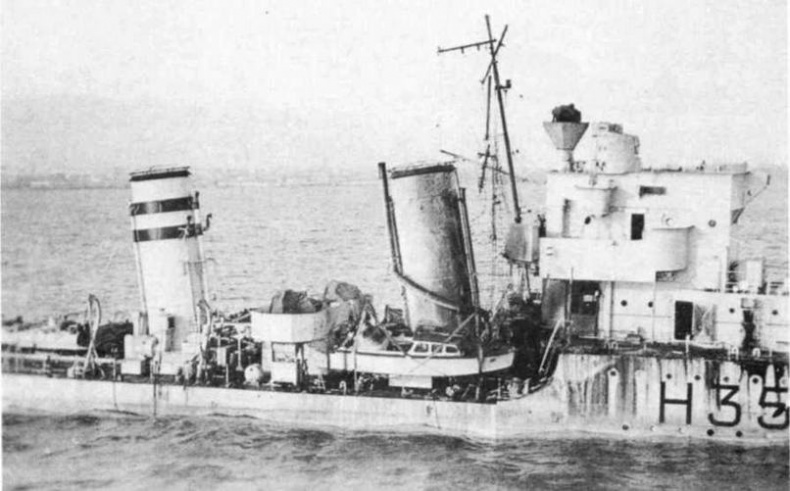 Иллюстрация к книге — Эскадренные миноносцы Англии во второй мировой войне. Часть I (1925 -1945 гг.) [img_144.jpg]