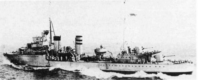 Иллюстрация к книге — Эскадренные миноносцы Англии во второй мировой войне. Часть I (1925 -1945 гг.) [img_148.jpg]