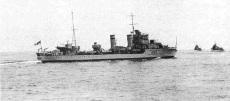 Иллюстрация к книге — Эскадренные миноносцы Англии во второй мировой войне. Часть I (1925 -1945 гг.) [img_159.jpg]