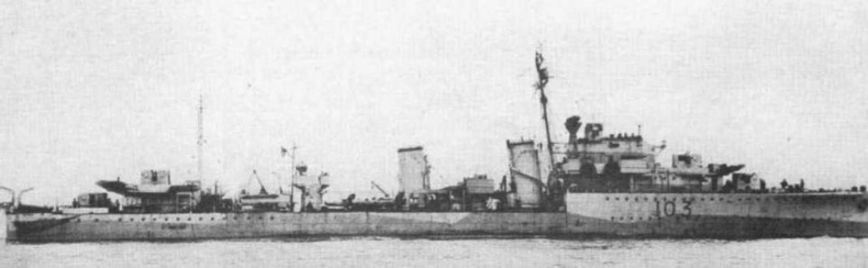 Иллюстрация к книге — Эскадренные миноносцы Англии во второй мировой войне. Часть I (1925 -1945 гг.) [img_168.jpg]