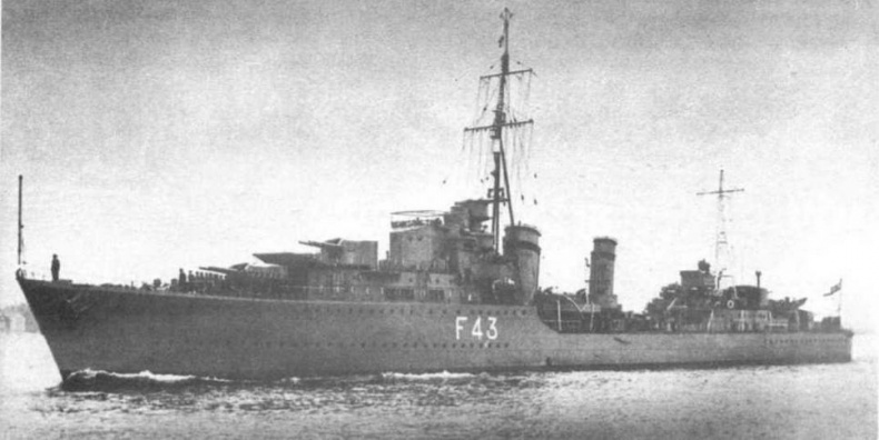 Иллюстрация к книге — Эскадренные миноносцы Англии во второй мировой войне. Часть I (1925 -1945 гг.) [img_183.jpg]