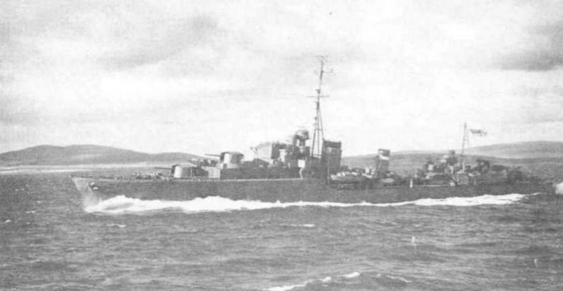 Иллюстрация к книге — Эскадренные миноносцы Англии во второй мировой войне. Часть I (1925 -1945 гг.) [img_189.jpg]