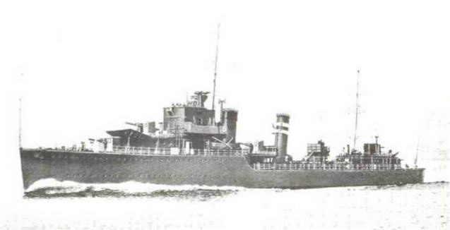 Иллюстрация к книге — Эскадренные миноносцы Англии во второй мировой войне. Часть I (1925 -1945 гг.) [img_199.jpg]