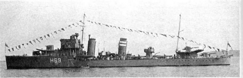 Иллюстрация к книге — Эскадренные миноносцы Англии во второй мировой войне. Часть I (1925 -1945 гг.) [img_45.jpg]