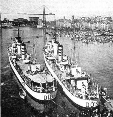 Иллюстрация к книге — Эскадренные миноносцы Англии во второй мировой войне. Часть I (1925 -1945 гг.) [img_53.jpg]