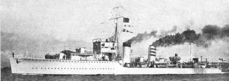 Иллюстрация к книге — Эскадренные миноносцы Англии во второй мировой войне. Часть I (1925 -1945 гг.) [img_93.jpg]