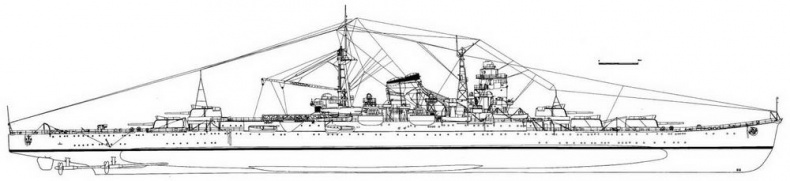 Иллюстрация к книге — Японские тяжелые крейсера.Том 1: История создания, описание конструкции, предвоенные модернизации. [img_102.jpg]