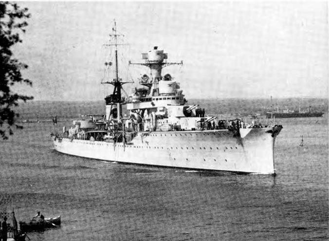 Иллюстрация к книге — Легкие крейсера Италии. Часть I. 1932-1945 гг. Крейсера типа “Бартоломео Коллеони” и “Луиджи Кадорна” [pic_114.jpg]