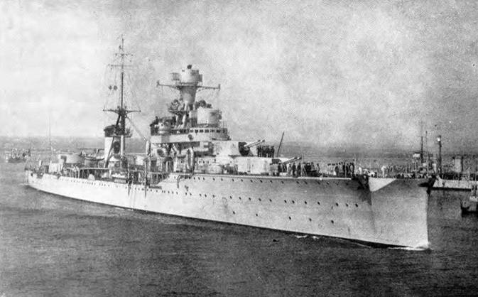 Иллюстрация к книге — Легкие крейсера Италии. Часть I. 1932-1945 гг. Крейсера типа “Бартоломео Коллеони” и “Луиджи Кадорна” [pic_115.jpg]