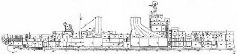 Иллюстрация к книге — Легкие крейсера Италии. Часть I. 1932-1945 гг. Крейсера типа “Бартоломео Коллеони” и “Луиджи Кадорна” [pic_13.jpg]