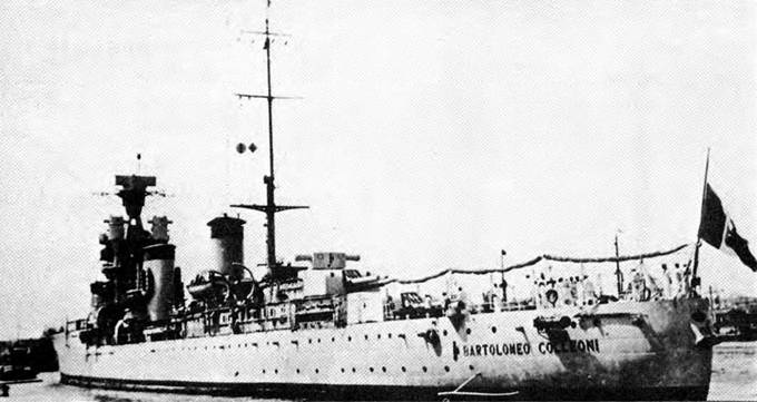 Иллюстрация к книге — Легкие крейсера Италии. Часть I. 1932-1945 гг. Крейсера типа “Бартоломео Коллеони” и “Луиджи Кадорна” [pic_83.jpg]