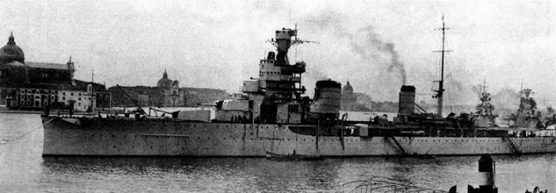 Иллюстрация к книге — Легкие крейсера Италии. Часть I. 1932-1945 гг. Крейсера типа “Бартоломео Коллеони” и “Луиджи Кадорна” [pic_85.jpg]
