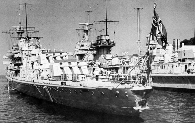 Иллюстрация к книге — Легкие крейсера типа «Нюрнберг». 1928-1945 гг. [img_100.jpg]