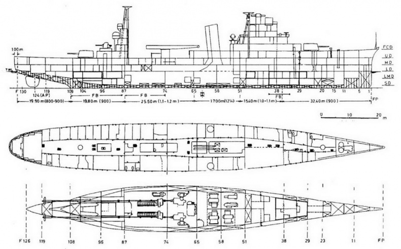 Иллюстрация к книге — Легкие крейсера Японии. 1917-1945 гг. [img_156.jpg]