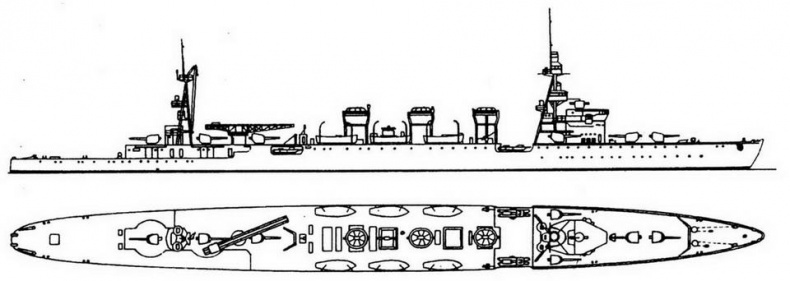 Иллюстрация к книге — Легкие крейсера Японии. 1917-1945 гг. [img_29.jpg]