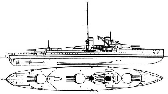 Иллюстрация к книге — Линейные корабли ’’Дюнкерк” и ’’Страсбург” [pic_3.jpg]