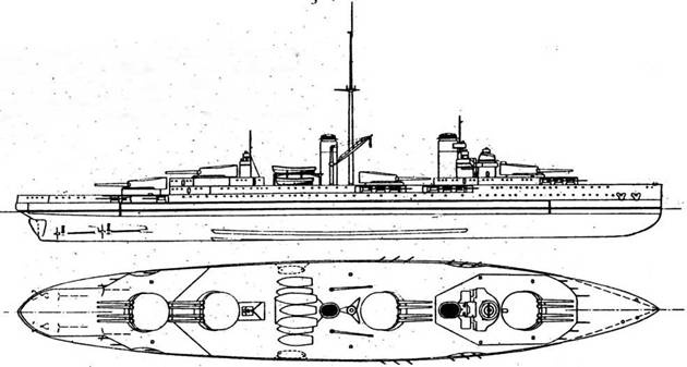 Иллюстрация к книге — Линейные корабли ’’Дюнкерк” и ’’Страсбург” [pic_4.jpg]