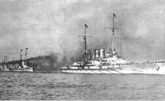 Иллюстрация к книге — Линейные корабли “Гельголанд”, “Остфрисланд”, "Ольденбург" и "Тюринген" . 1907-1921 гг. [pic_1.jpg]