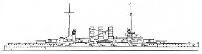 Иллюстрация к книге — Линейные корабли “Гельголанд”, “Остфрисланд”, "Ольденбург" и "Тюринген" . 1907-1921 гг. [pic_23.jpg]