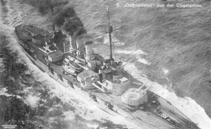 Иллюстрация к книге — Линейные корабли “Гельголанд”, “Остфрисланд”, "Ольденбург" и "Тюринген" . 1907-1921 гг. [pic_54.jpg]