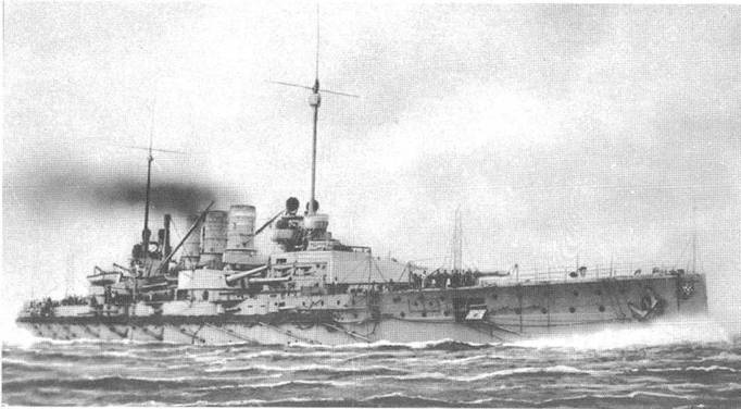 Иллюстрация к книге — Линейные корабли “Гельголанд”, “Остфрисланд”, "Ольденбург" и "Тюринген" . 1907-1921 гг. [pic_61.jpg]