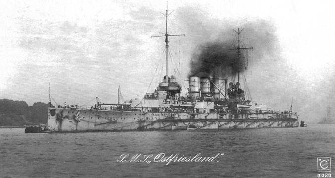 Иллюстрация к книге — Линейные корабли “Гельголанд”, “Остфрисланд”, "Ольденбург" и "Тюринген" . 1907-1921 гг. [pic_75.jpg]