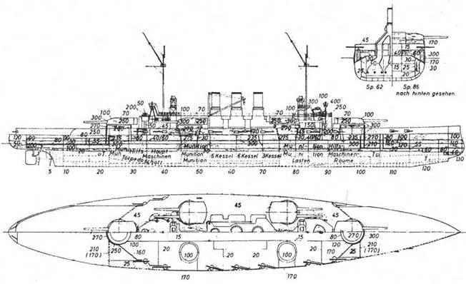 Иллюстрация к книге — Линейные корабли “Гельголанд”, “Остфрисланд”, "Ольденбург" и "Тюринген" . 1907-1921 гг. [pic_8.jpg]