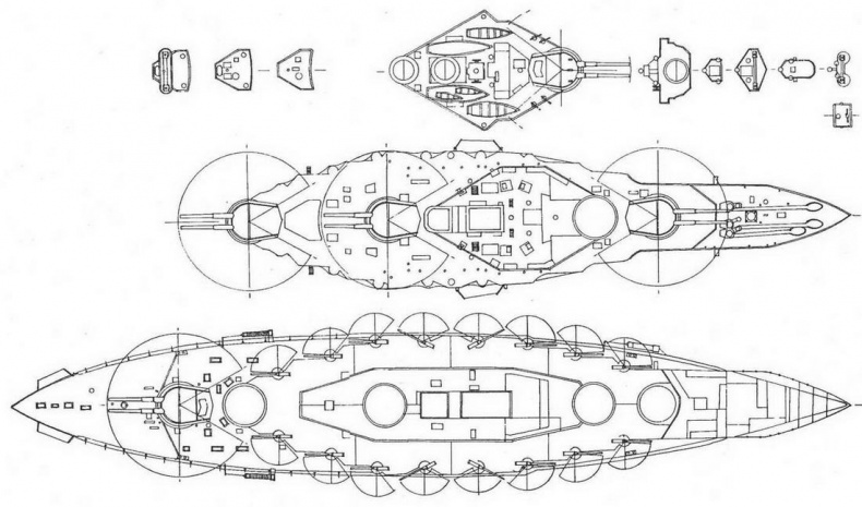 Иллюстрация к книге — Линейные корабли “Эджинкорт”, “Канада” и “Эрин”. 1910-1922 гг. [img_42.jpg]