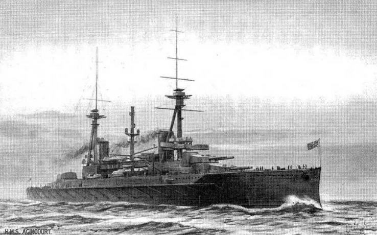 Иллюстрация к книге — Линейные корабли “Эджинкорт”, “Канада” и “Эрин”. 1910-1922 гг. [img_54.jpg]