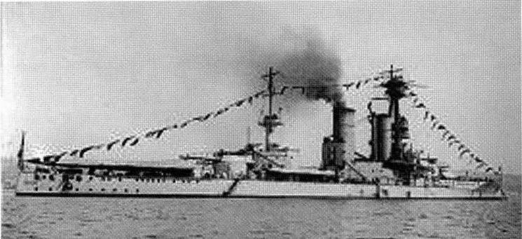 Иллюстрация к книге — Линейные корабли “Эджинкорт”, “Канада” и “Эрин”. 1910-1922 гг. [img_78.jpg]