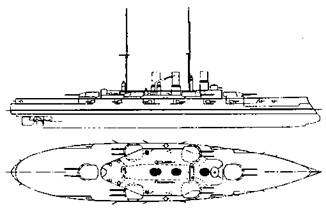 Иллюстрация к книге — Линейные корабли Германии. Часть I. «Нассау» «Вестфален» «Рейнланд» «Позен» [pic_4.jpg]