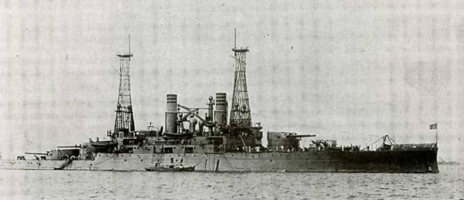 Иллюстрация к книге — Линейные корабли Соединенных Штатов Америки. Часть I. Линкоры типов “South Carolina”, “Delaware”, “Florida” и “Wyoming”. [pic_103.jpg]