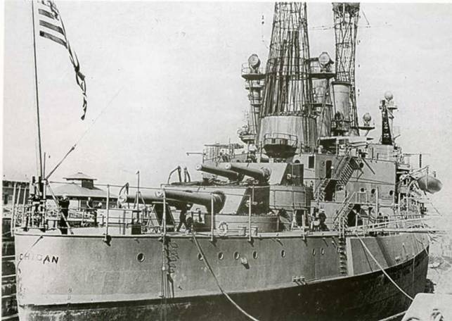 Иллюстрация к книге — Линейные корабли Соединенных Штатов Америки. Часть I. Линкоры типов “South Carolina”, “Delaware”, “Florida” и “Wyoming”. [pic_104.jpg]