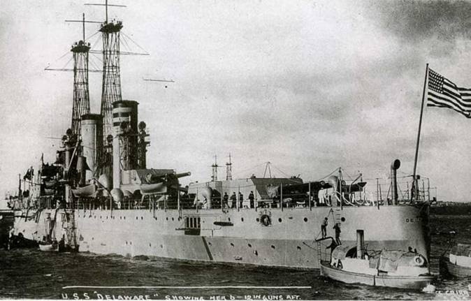 Иллюстрация к книге — Линейные корабли Соединенных Штатов Америки. Часть I. Линкоры типов “South Carolina”, “Delaware”, “Florida” и “Wyoming”. [pic_108.jpg]