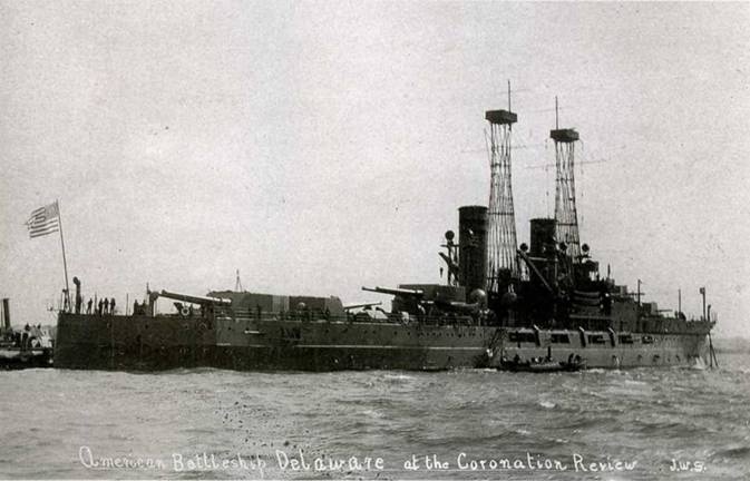 Иллюстрация к книге — Линейные корабли Соединенных Штатов Америки. Часть I. Линкоры типов “South Carolina”, “Delaware”, “Florida” и “Wyoming”. [pic_109.jpg]