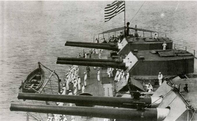 Иллюстрация к книге — Линейные корабли Соединенных Штатов Америки. Часть I. Линкоры типов “South Carolina”, “Delaware”, “Florida” и “Wyoming”. [pic_113.jpg]