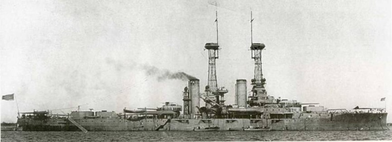 Иллюстрация к книге — Линейные корабли Соединенных Штатов Америки. Часть I. Линкоры типов “South Carolina”, “Delaware”, “Florida” и “Wyoming”. [pic_115.jpg]