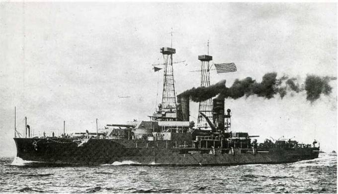 Иллюстрация к книге — Линейные корабли Соединенных Штатов Америки. Часть I. Линкоры типов “South Carolina”, “Delaware”, “Florida” и “Wyoming”. [pic_120.jpg]