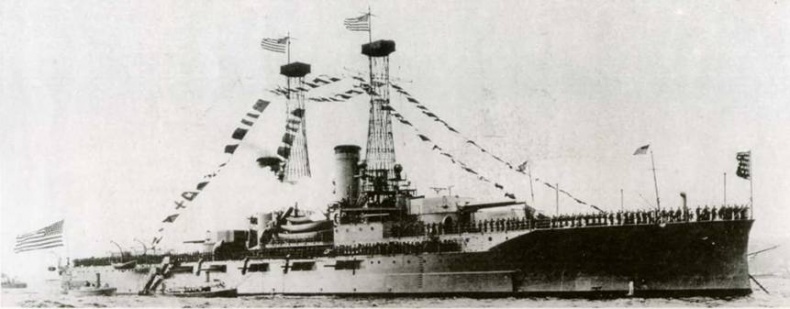 Иллюстрация к книге — Линейные корабли Соединенных Штатов Америки. Часть I. Линкоры типов “South Carolina”, “Delaware”, “Florida” и “Wyoming”. [pic_122.jpg]