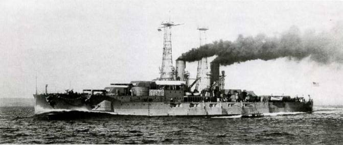 Иллюстрация к книге — Линейные корабли Соединенных Штатов Америки. Часть I. Линкоры типов “South Carolina”, “Delaware”, “Florida” и “Wyoming”. [pic_123.jpg]