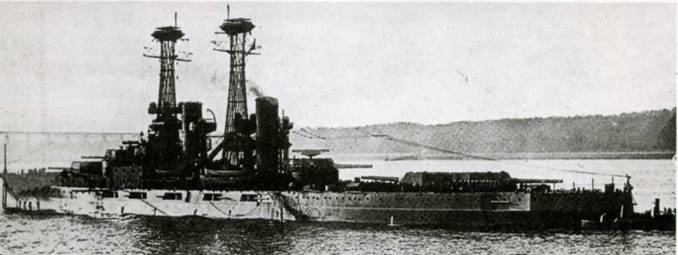 Иллюстрация к книге — Линейные корабли Соединенных Штатов Америки. Часть I. Линкоры типов “South Carolina”, “Delaware”, “Florida” и “Wyoming”. [pic_124.jpg]