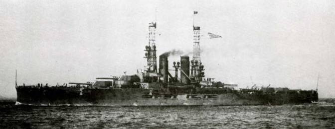 Иллюстрация к книге — Линейные корабли Соединенных Штатов Америки. Часть I. Линкоры типов “South Carolina”, “Delaware”, “Florida” и “Wyoming”. [pic_126.jpg]