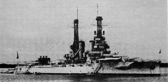 Иллюстрация к книге — Линейные корабли Соединенных Штатов Америки. Часть I. Линкоры типов “South Carolina”, “Delaware”, “Florida” и “Wyoming”. [pic_27.jpg]