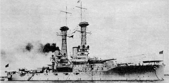 Иллюстрация к книге — Линейные корабли Соединенных Штатов Америки. Часть I. Линкоры типов “South Carolina”, “Delaware”, “Florida” и “Wyoming”. [pic_41.jpg]