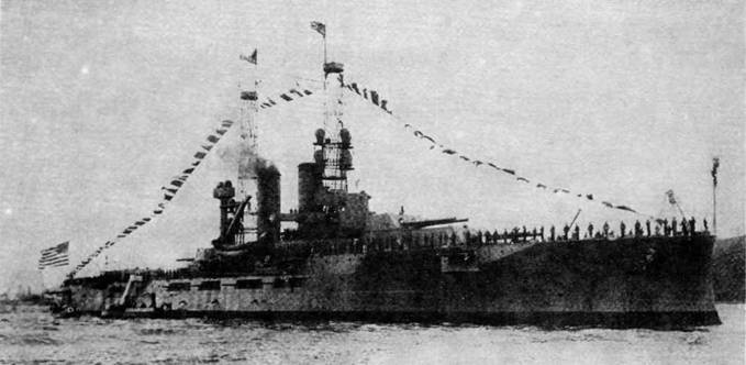 Иллюстрация к книге — Линейные корабли Соединенных Штатов Америки. Часть I. Линкоры типов “South Carolina”, “Delaware”, “Florida” и “Wyoming”. [pic_55.jpg]