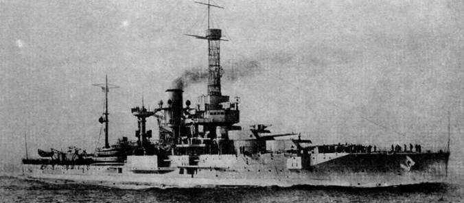 Иллюстрация к книге — Линейные корабли Соединенных Штатов Америки. Часть I. Линкоры типов “South Carolina”, “Delaware”, “Florida” и “Wyoming”. [pic_59.jpg]