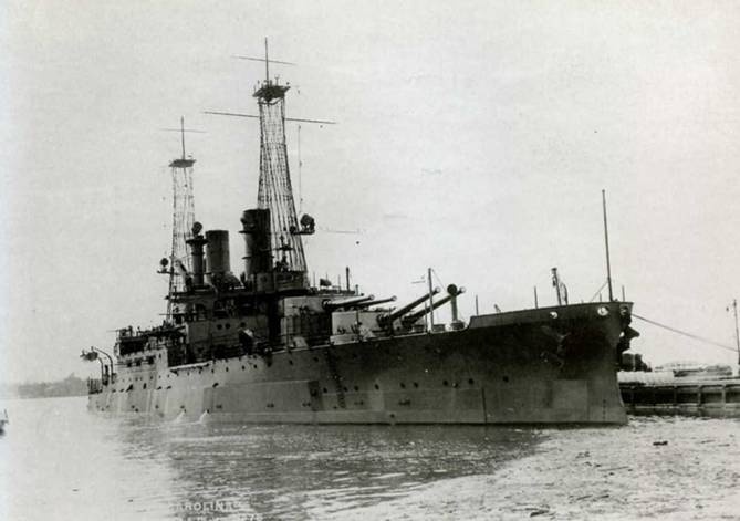 Иллюстрация к книге — Линейные корабли Соединенных Штатов Америки. Часть I. Линкоры типов “South Carolina”, “Delaware”, “Florida” и “Wyoming”. [pic_91.jpg]